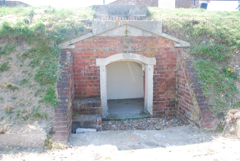 One of the Shell Recesses at Shoreham Fort