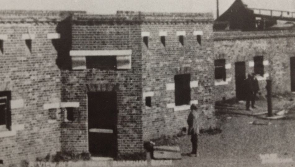 The barrack block at Shoreham Fort.