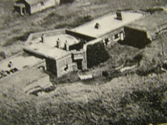 View of a barrack block building